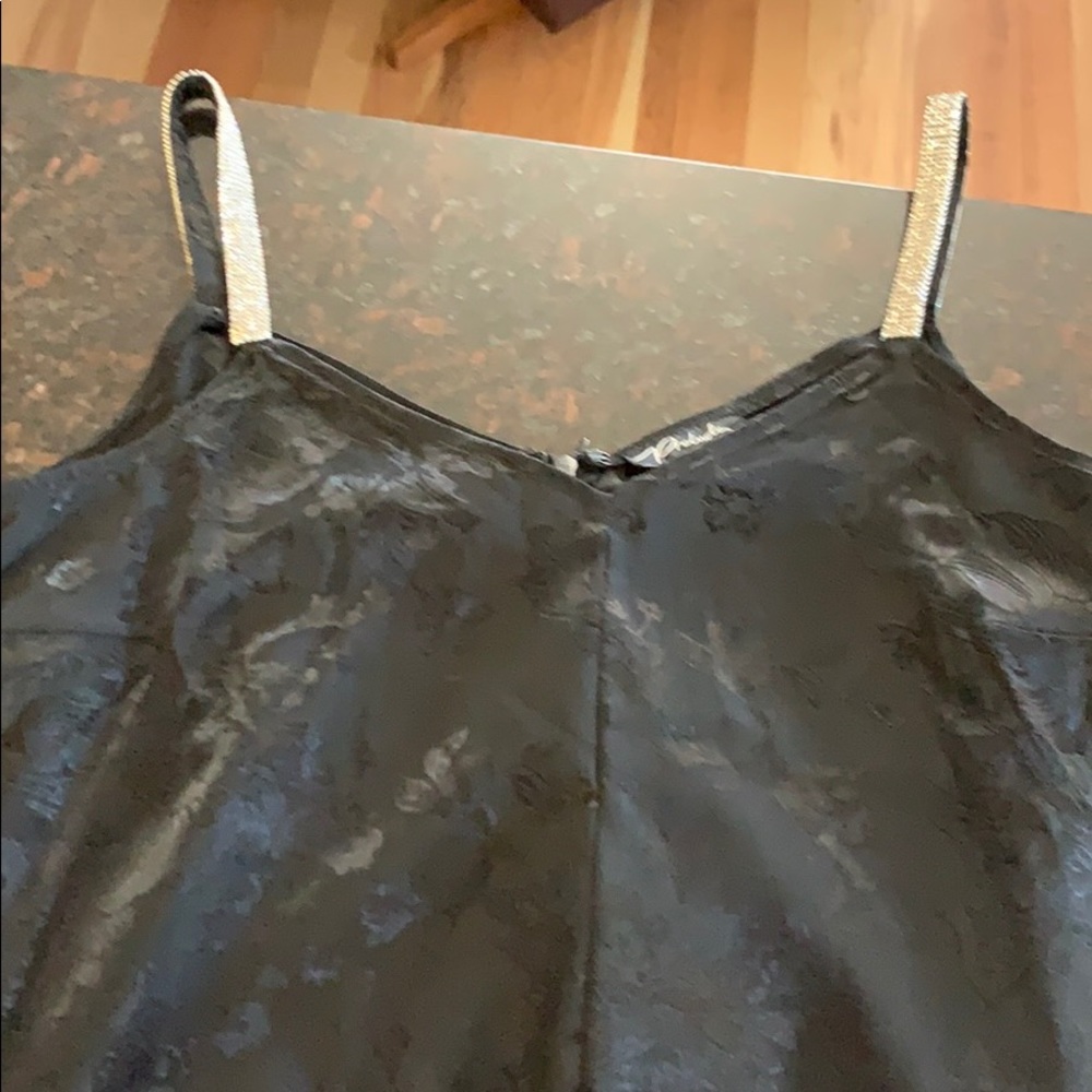 Black Jumper with rhinestones on straps